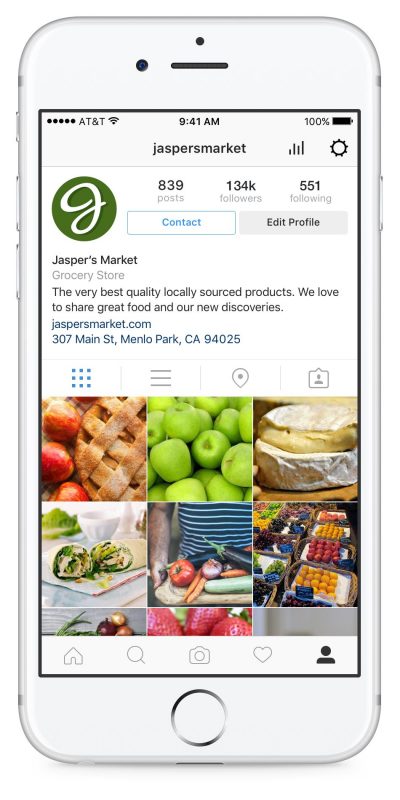 iphone image instagram-business-profiles